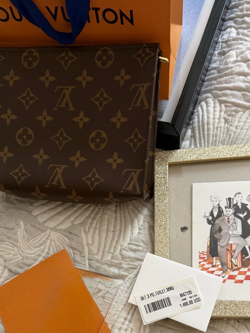 Louis Vuitton Brown Monogram Canvas Toiletry Pouch
